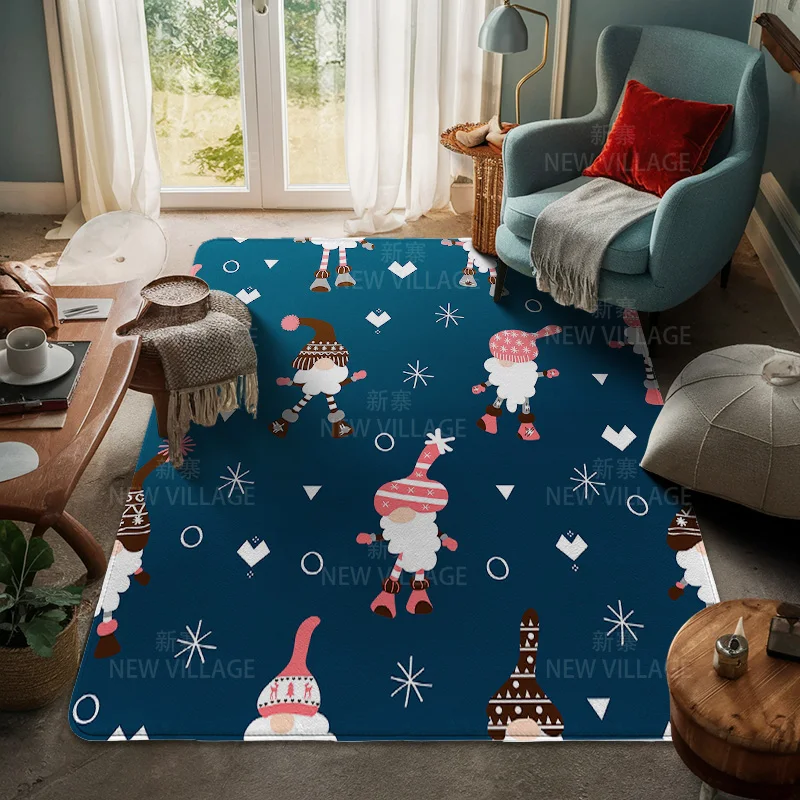 House entrance carpet Home door mat Living Room Bath Foot bathroom non-slip water absorption rugs bath Merry Christmas winter