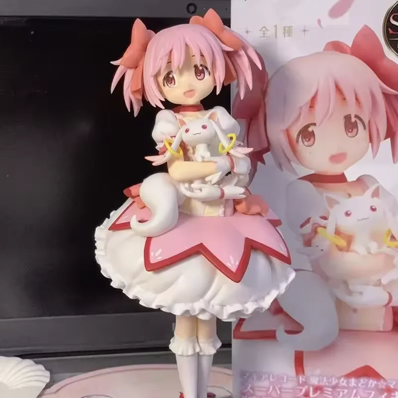 Anime Puella Magi Madoka Magical Action Figures Kaname Madoka Model PVC Collection Desktop Decor Statue Doll Toys Christmas Gift