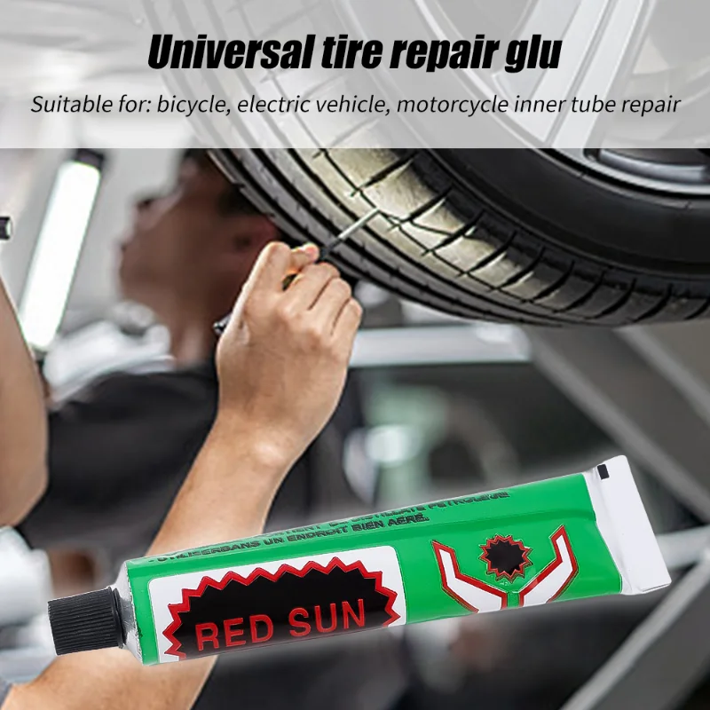 Tire Repair Glue Liquid Strong Rubber Glues Black Soft Rubber Wear-resistant Non-corrosive Adhesive Instant Strong Bond Leather