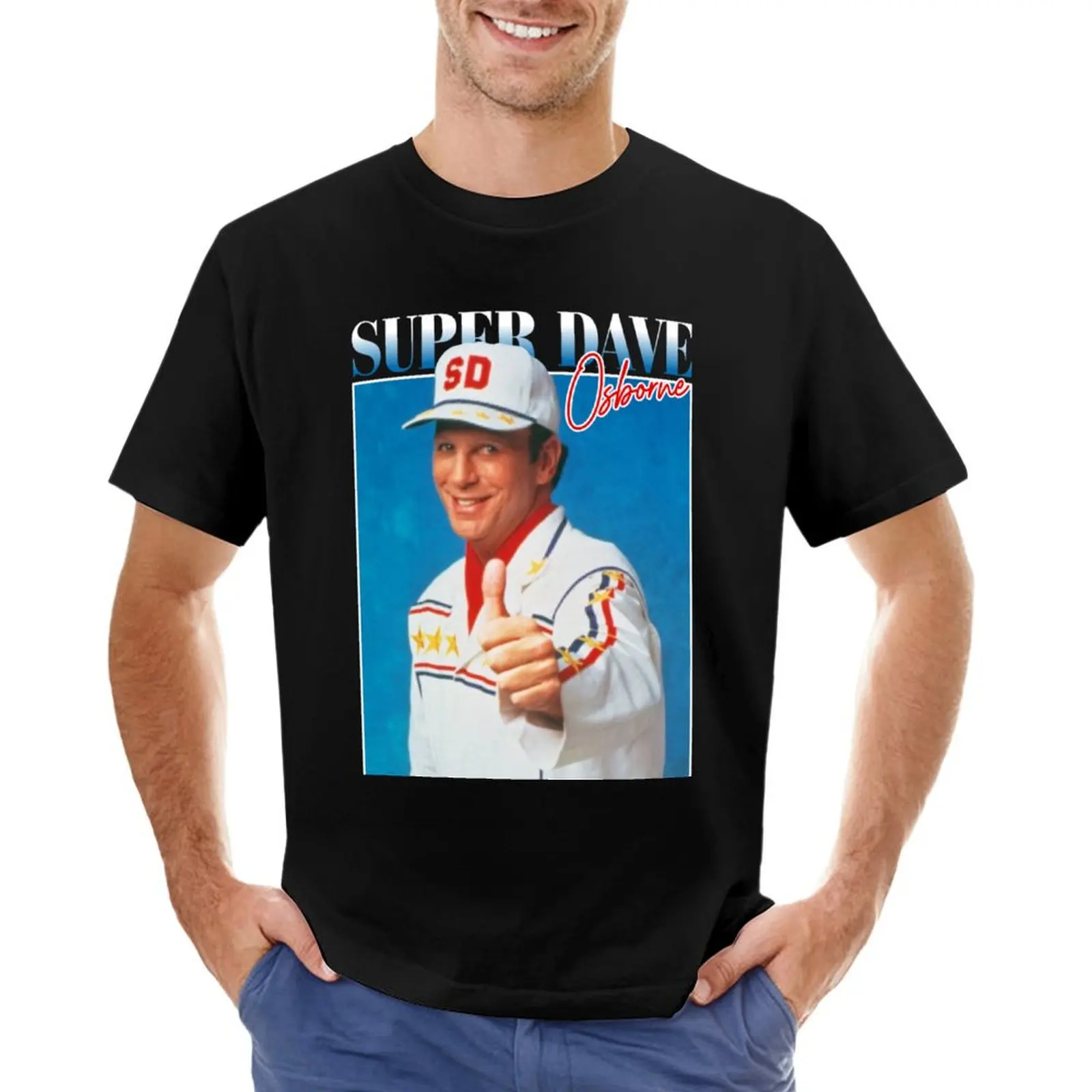 SUPER DAVE OSBORNE Essential T-Shirt sports fans summer clothes graphic shirts cute tops mens t shirts pack