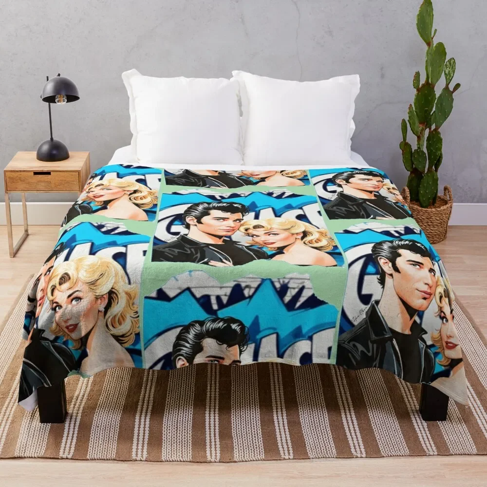 Grease Lightning Throw Blanket Flannel Fleece Soft Warm Throw Blanket