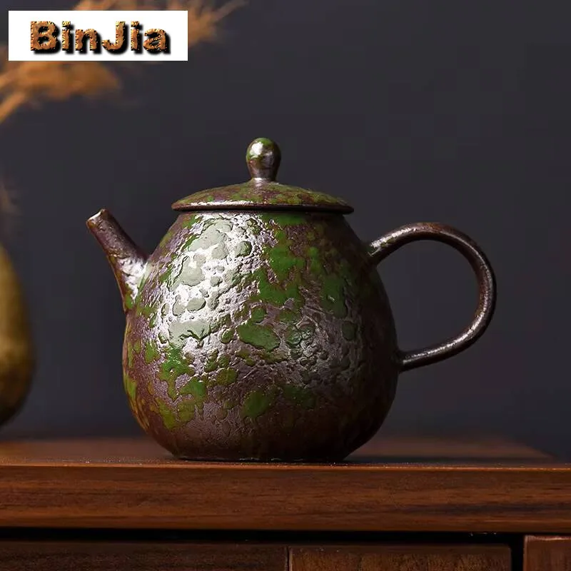 

210 мл антикварный керамический чайник ручной работы, высококачественный фильтр, горшок для красоты, чайник с китайским яйцом дракона, индивидуальная посуда для кунг-фу