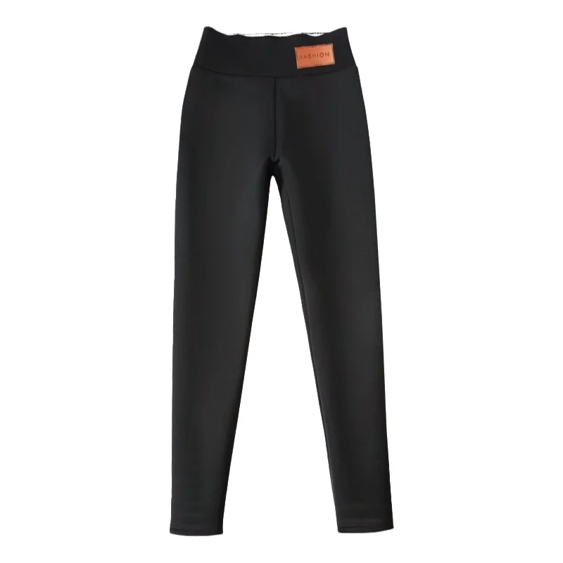 Women's Thickened Lamb Velvet Trousers Winter New Arrival Fleece Lined High Grammage 800 Outerwear Wearable Bottom Pants
