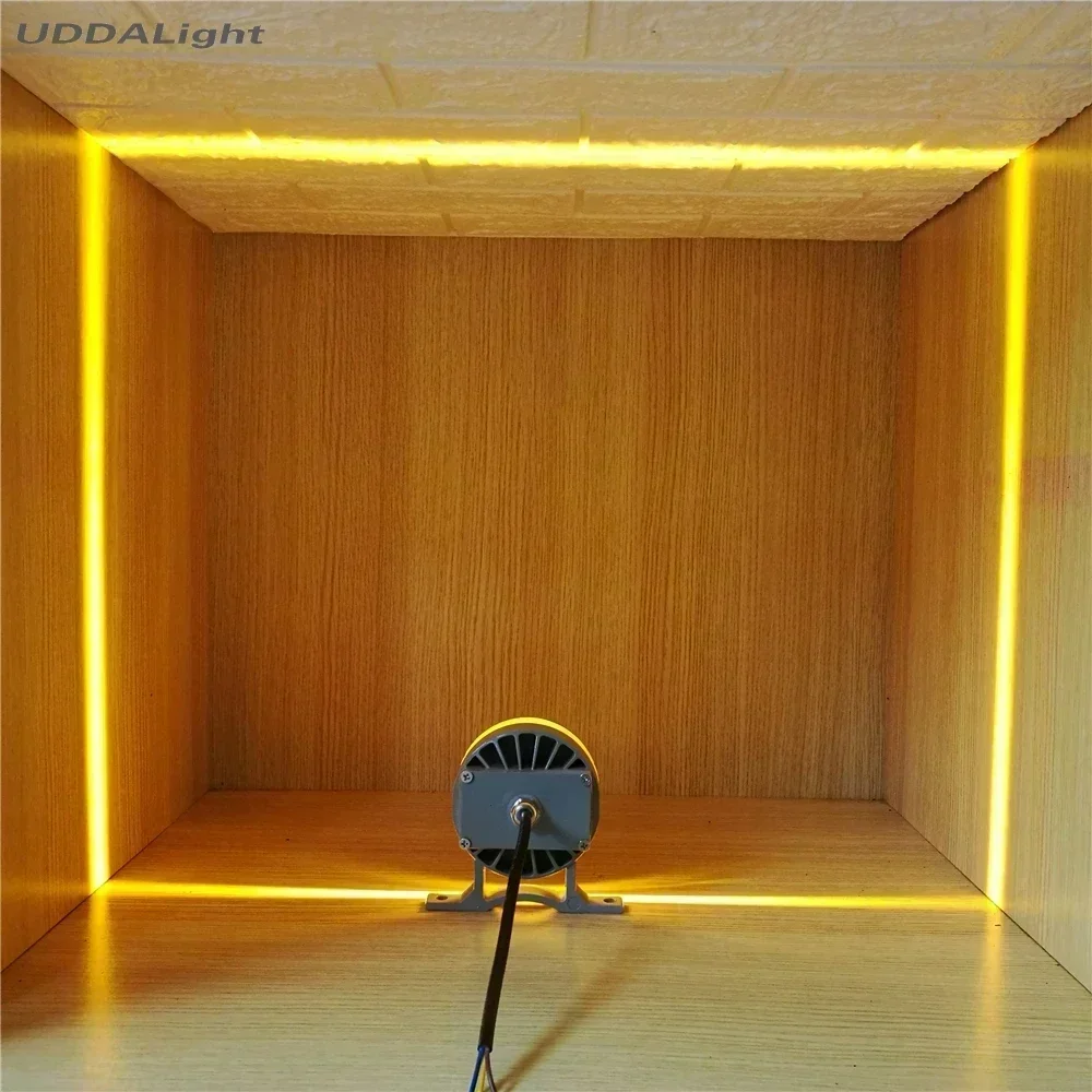 UDDALight 10W Ultra-Bright Outdoor Wall Sconce, LED Aluminum Window Sill Spotlight, Narrow Beam Waterproof for Corridor Villa