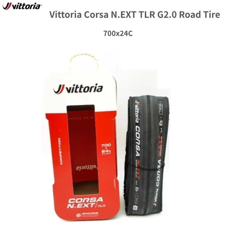 Vittoria Corsa N.EXT TLR G2.0 700C*24C-32C(100TPI) road bike clincher tire Tubeless Ready bicycle clincher tire