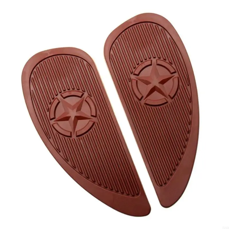 

Motorcycle Stickers Protectors Universal Motorcycle Pad Stickers Protector Traction Pads Rubber Sticker 72XB