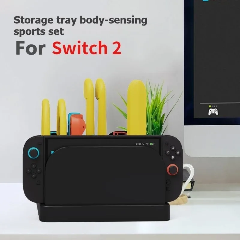 EYELNEW For Switch 2 For Sports Accessories Kit With Organizer Storage Stand- For Sports Games Family Compatible Bundle
