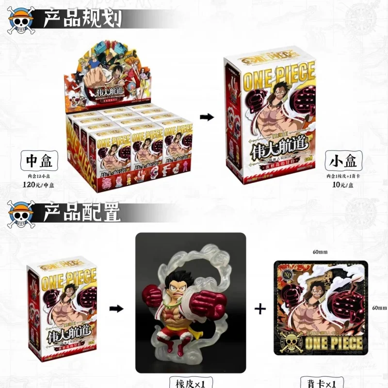 Оригинальная мини-резиновая кукла серии Kayou One Piece, модель редкой карты, фигурка аниме, хобби, подарок, игрушка, слепая коробка, большая скрытая карта Луффи Xp