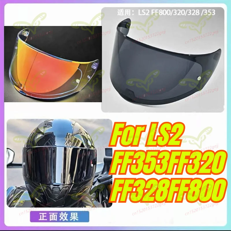

Motorcycle Helmet Lens Helmet HD Black Silver Windshield Sunshade Board Motorcycle Helmet Windshield LS2 FF353/320/328/800