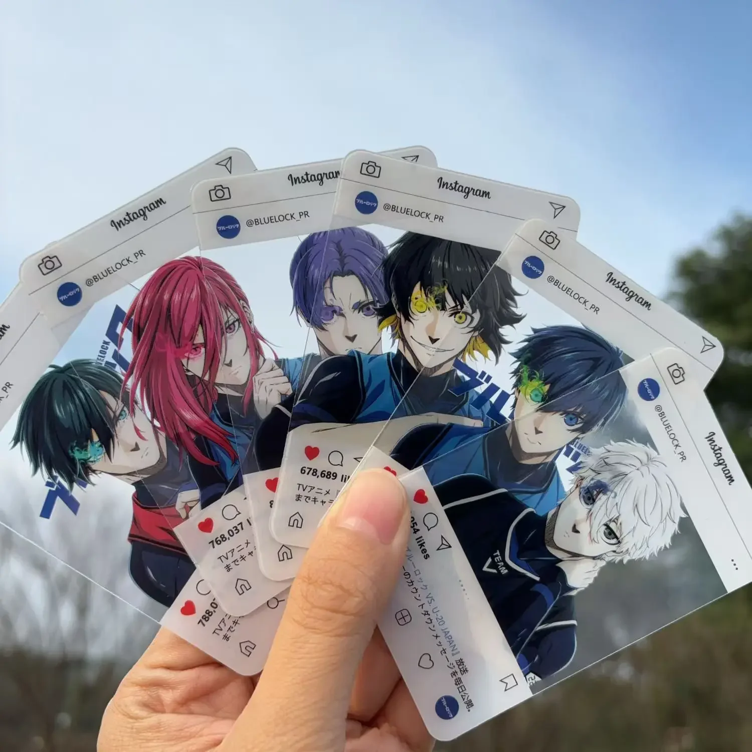 6Pcs/Set Cute Anime Three-Inch Photo Props Diy Cartoon Pvc Transparent Card Collection Card Birthday Gift