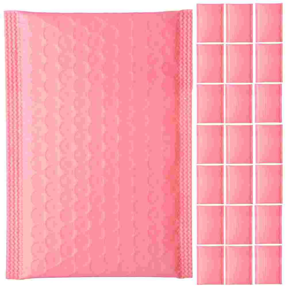 100 Pcs Sealed Bag Small Business Packaging Supplies Pink for Thicken Shipping