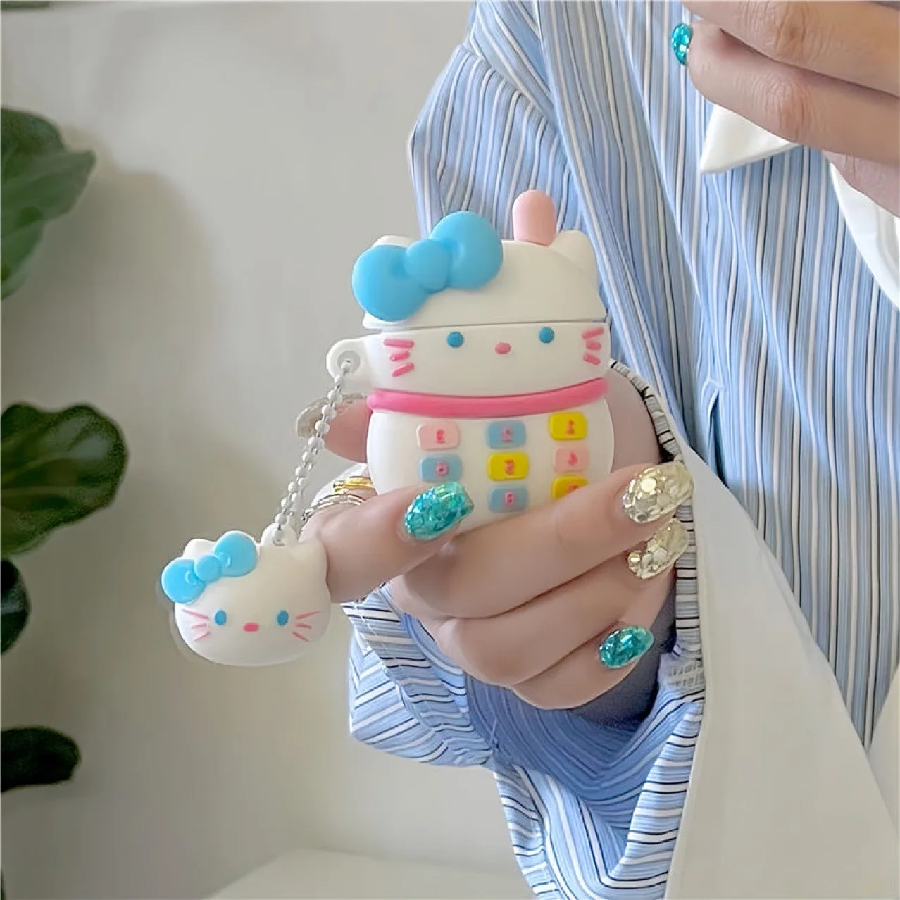 Coque de téléphone KT TEL en Silicone souple, dessin animé 3D, pour Apple Airpods 4 1 2 3, housse de protection pour écouteurs AirPods Pro2 2ème