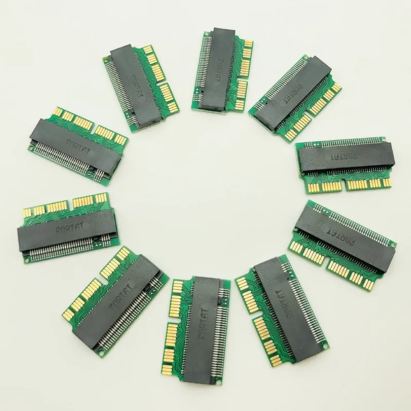 

10 шт. NVMe PCIe для Macbook Air 2013 2014 2015 Карта расширения для Macbook Pro retina A1398 A1465/6 M.2 M Key M2 SSD Карта адаптера