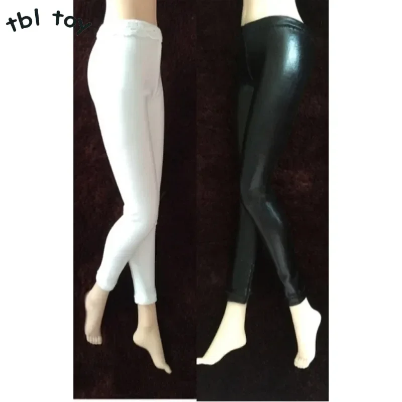 1/6 Female Soldier Tight Bodysuit Pants High Elastic Black Leather Skirt Clothes Model for 12