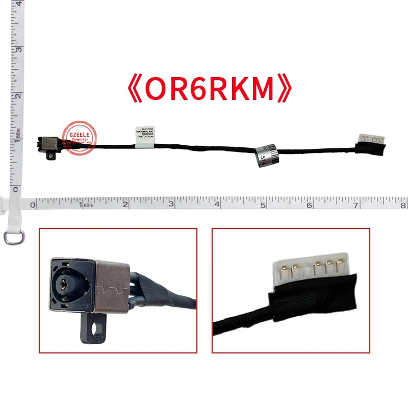 Laptop DC Power Jack Cable For Dell INSPIRON 15-5565 5566 5567 5570 5575 17-5770 5775 5765 5767 P66F DC Power Jack