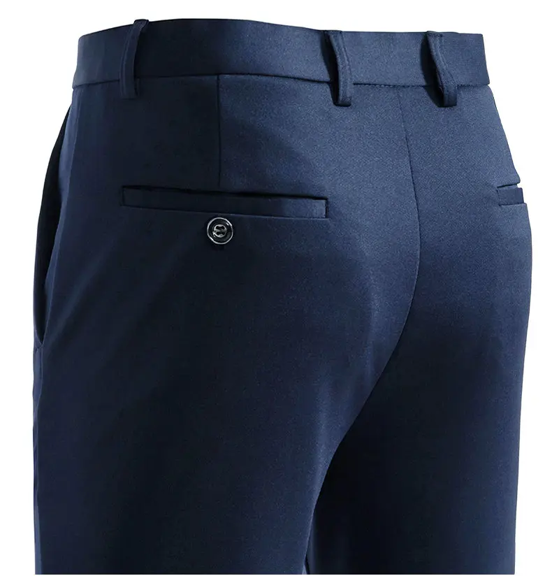Herren Smart Casual Hosen Dehnbare Leichte Schnelltrocknende Atmungsaktive Freizeithosen Lässige Arbeitshosen für Männer – Detail 6
