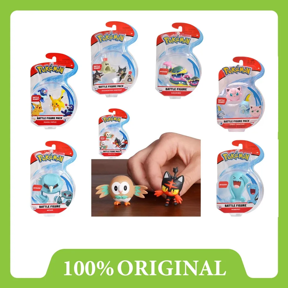 Anime pokemon figura de ação charizard pikachu gengar wobbuffet muk bolso monstro animal de estimação pvc modelo de ação decoração boneca brinquedo presentes