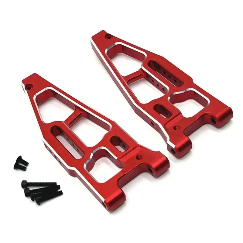 Utilizzato per FeiShen FS 1/8 TANK, SHARKS, Cheetah, ATOM, Leopard, Thunder, Parti di automobili RC Braccio inferiore anteriore aggiornato in metallo