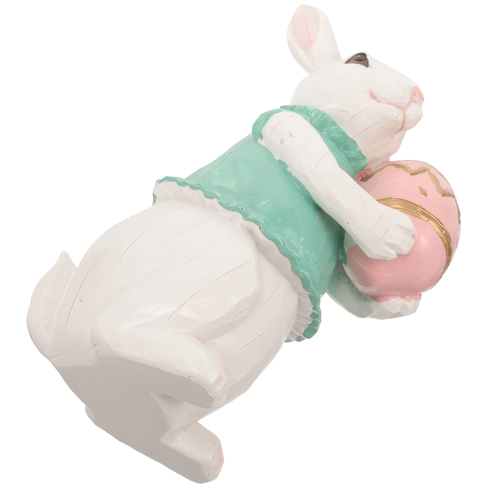 

Easter Bunny Ornaments Resin Statue Cute Rabbit Miniature Figurines Decorations Crafts Household Statues Delicate