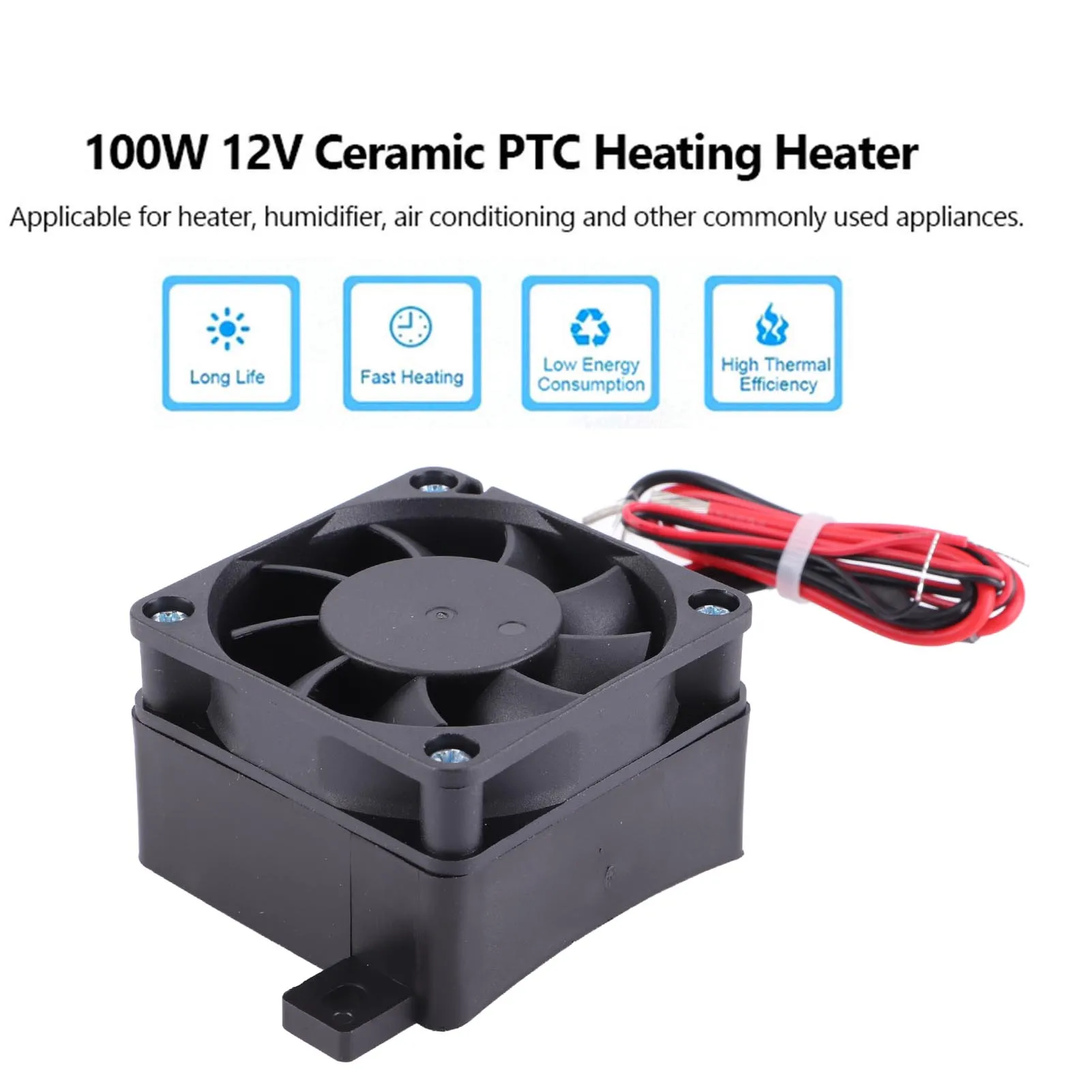 

Энергосберегающий автомобильный тепловентилятор 100 Вт 12 В с постоянной температурой нагрева