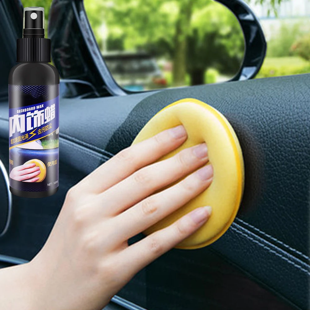 Car Interior Cleaner Tool Multifunctional Waxing Wash Tire Wheel Dedicated Refurbishing Agent Auto Accessoire Care Polish 120ml