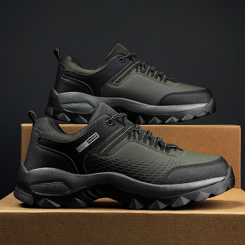 Sepatu Hiking Pria Sepatu Kasual Sepatu Trekking Ringan Sepatu Wisata Nyaman Tahan Air Sepatu Bot Luar Ruangan Tenis Masculino