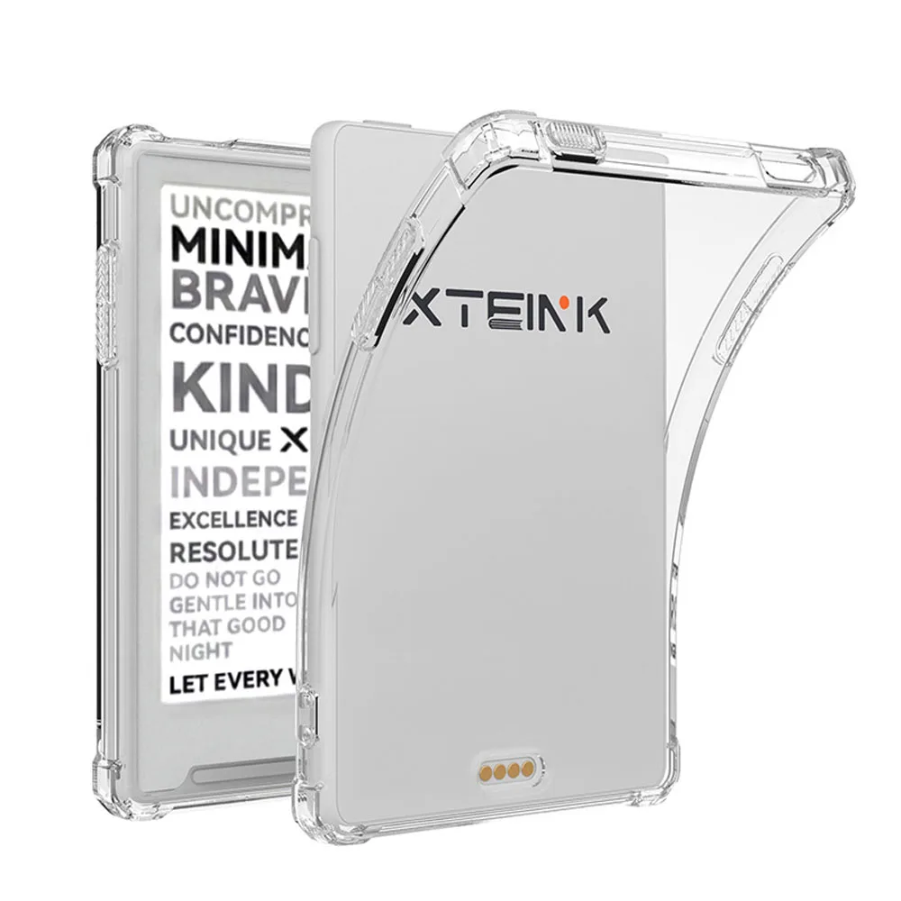 Voor XTEINK X3 3.7inch Case Transparant TPU Soft Case 4 Hoek Airbag Schokbestendige Beschermhoes 2026