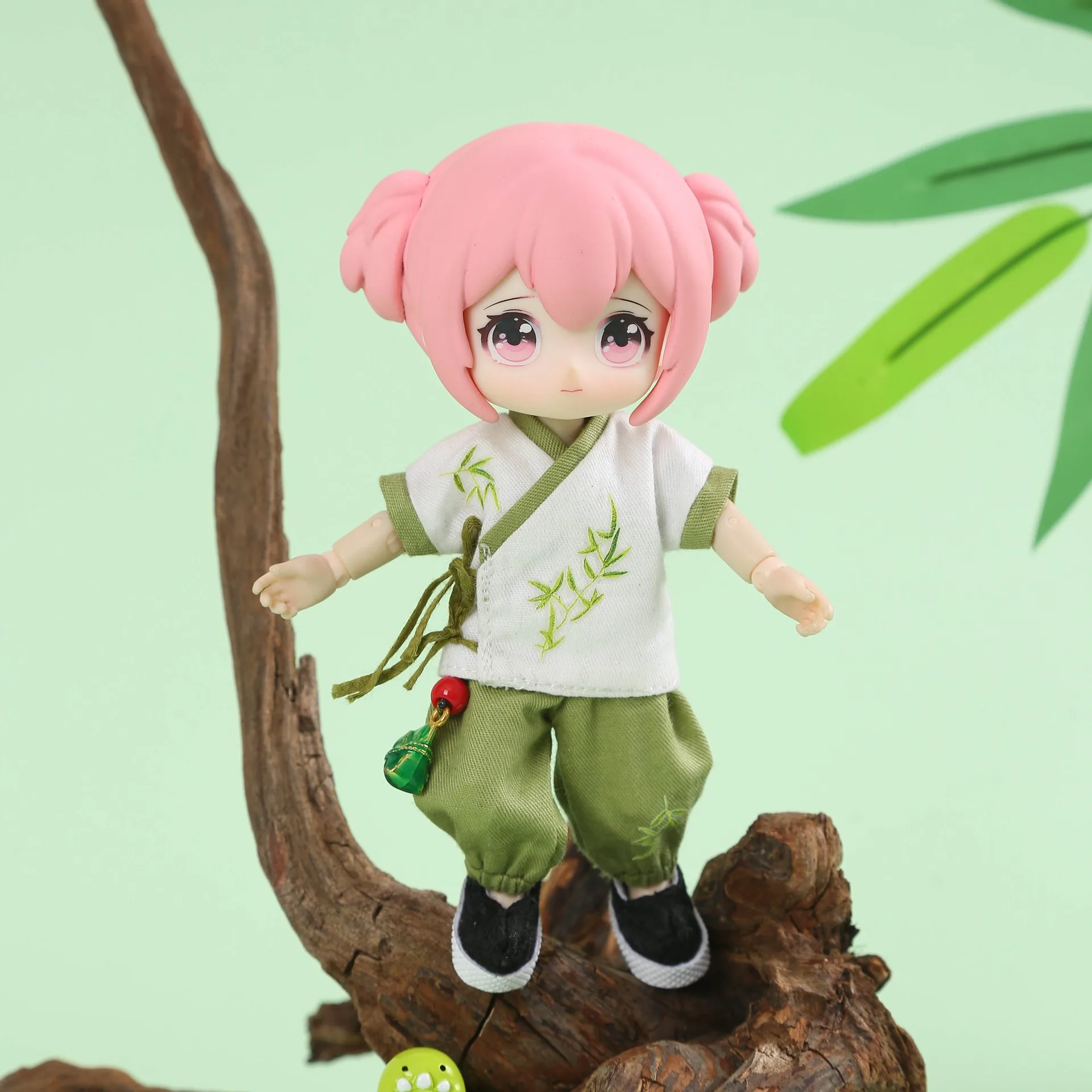 Ob11 ملابس الطفل التوأم القط دعوى ملابس دمى UFdoll 1/12 bjd GSC عادي body9 ملابس دمى إكسسوارات دمي