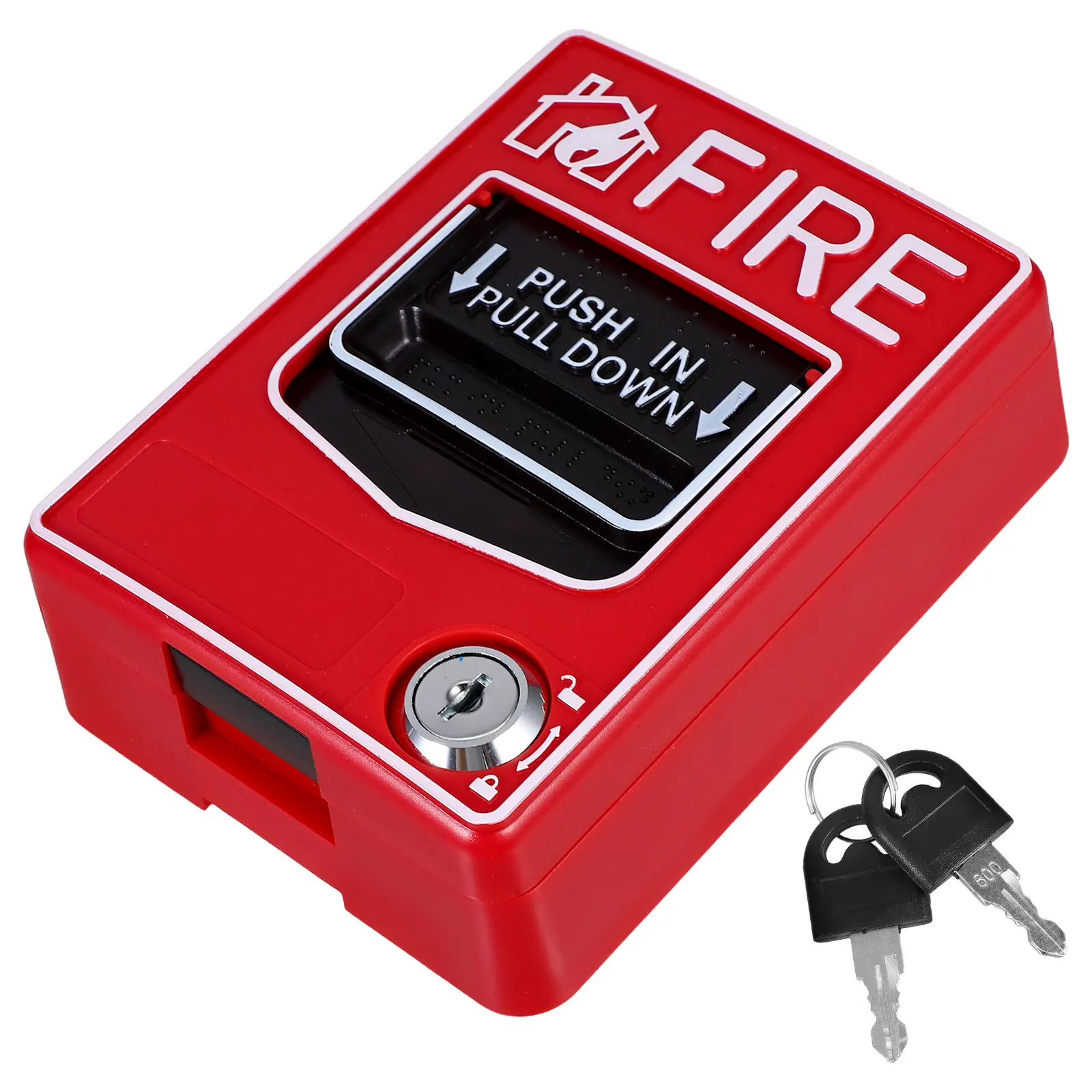 

Кнопка экстренного вызова с ручным сбросом, кнопка пожарной сигнализации, простая в использовании, кнопка сброса аварийной пожарной сигнализации, кнопки быстрого реагирования