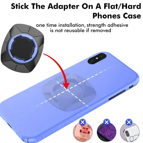 Anti-Shake Bike Cell Phone Holder with Vibration Dampener, Quick Release Attach/Detach for Moto 4lock Bracket Motorcycle Mount,