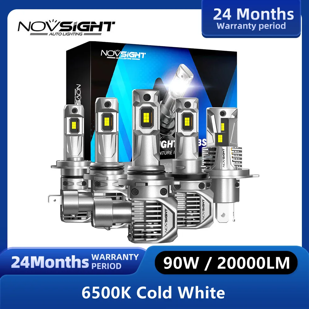 

Novsight N62 H7 LED Headlight For Car H4 LED H11 9005 HB3 9006 HB4 6500K 20000LM 90W 12V LED Auto Headlamp Fog Light Bulbs