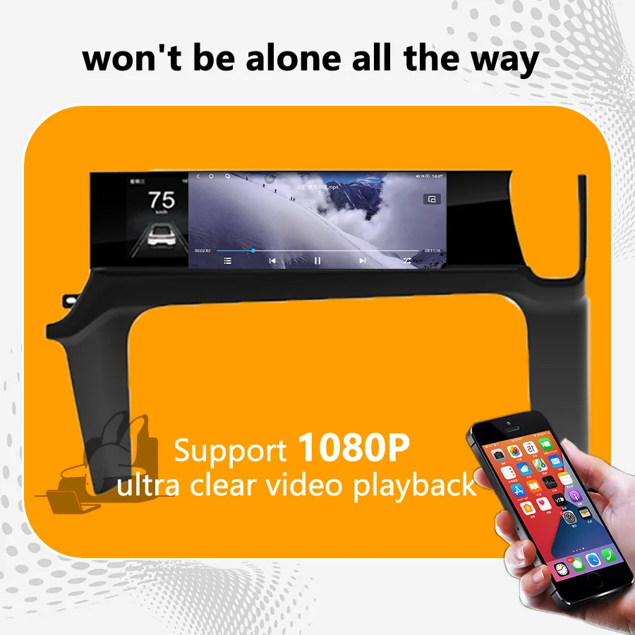 Car Copilot Carplay Android Screen for Porsche Cayenne 2018-2023 Car GPS Navigation Multimedia Player HeadUnit Radio Media