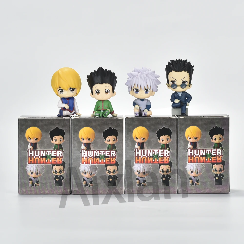 Aixlan GON FREECSS Figure 4PCS SET Q Version HUNTER X HUNTER PVC Action Figure Amine Christmas Gift Collectible Figurine