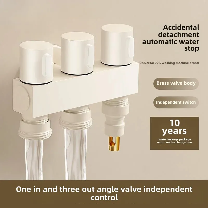 

One in three out faucet
