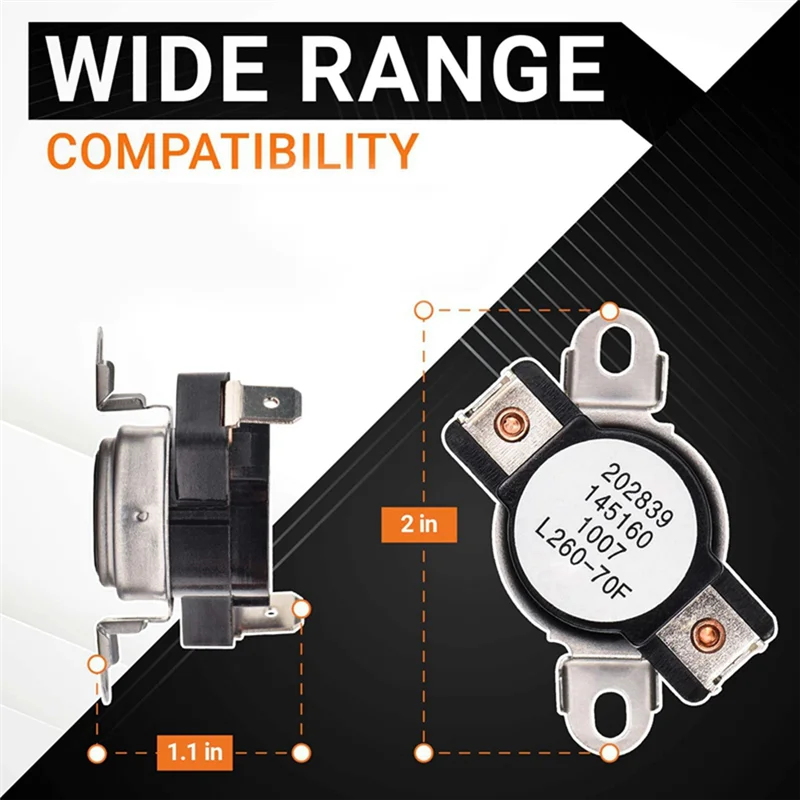 3204267   Peça de reposição do termostato do secador para substituição da secadora 508516 73204267   AP AP 213147