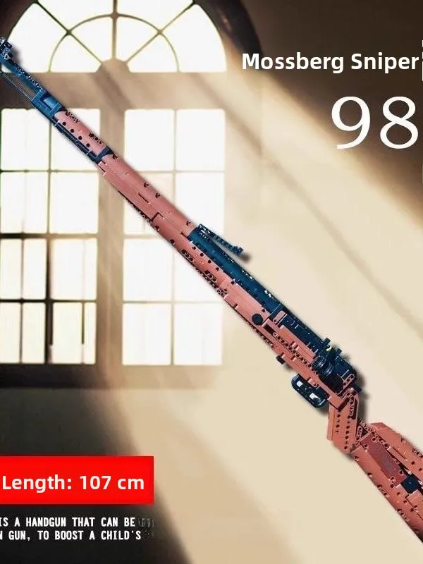 

Высокодетализированная модель винтовки Hauser 98K: Конструктор-симулятор для мальчиков, пластиковые блоки для сборки