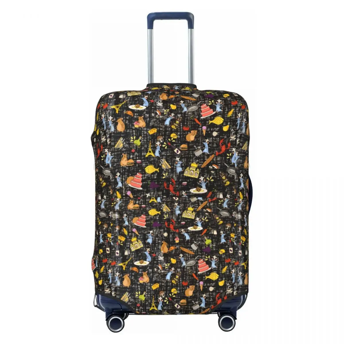 

Custom Ratatouille Wallpaper Luggage Cover Elastic Travel Suitcase Protective Covers Suit For 18-32 inch