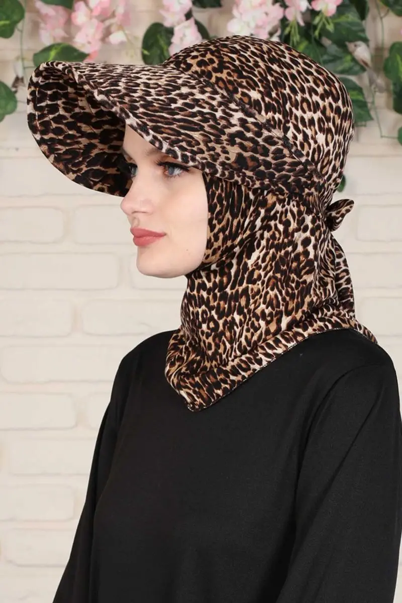 Gekamd Cap Luipaard Patroon