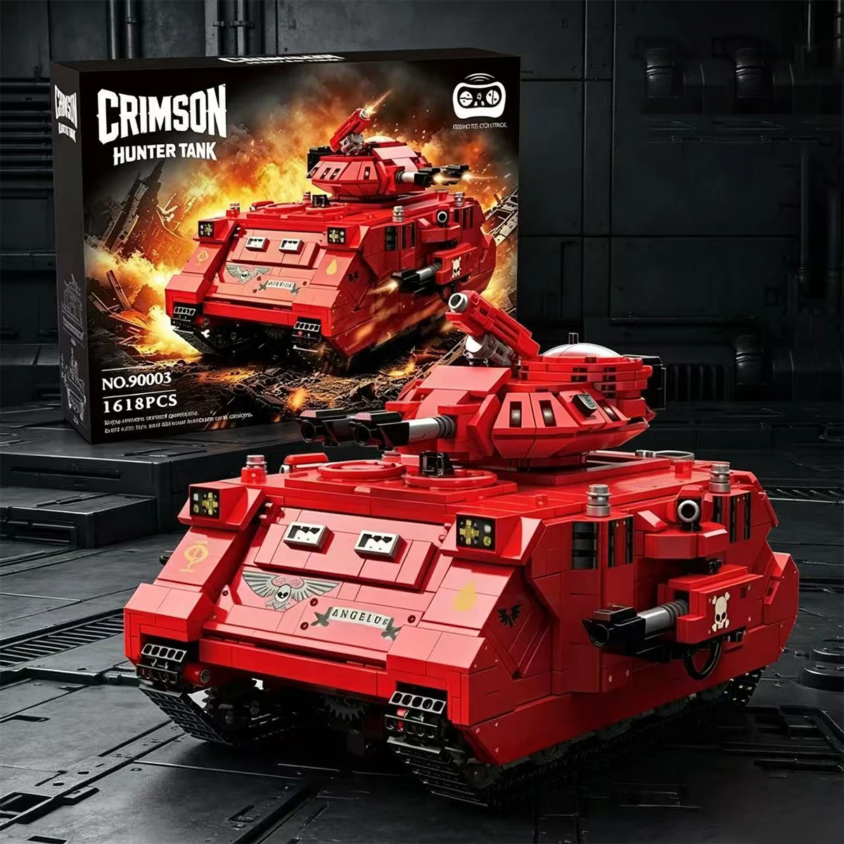 Military Holy Blood Angel Predator Tank Building Blocks Creative Expert WW2 Army Tanks Bricks Model Toys For Adult Gift MOC