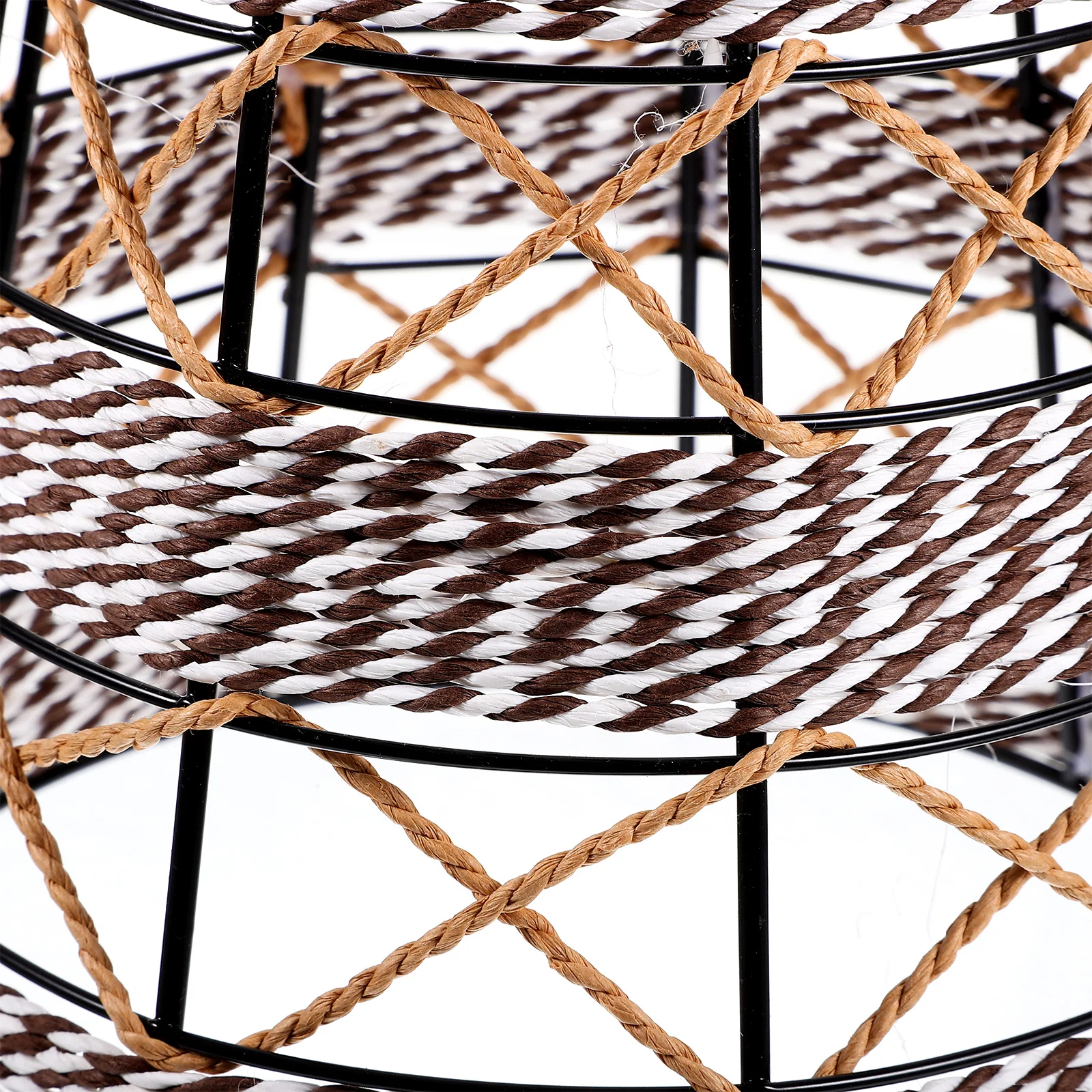 

Weaved Paper Rope Lampshade Decorative Hanging Lamp Cover Nordic Style Restaurant Ceiling Light Cover Home Lamp Shade
