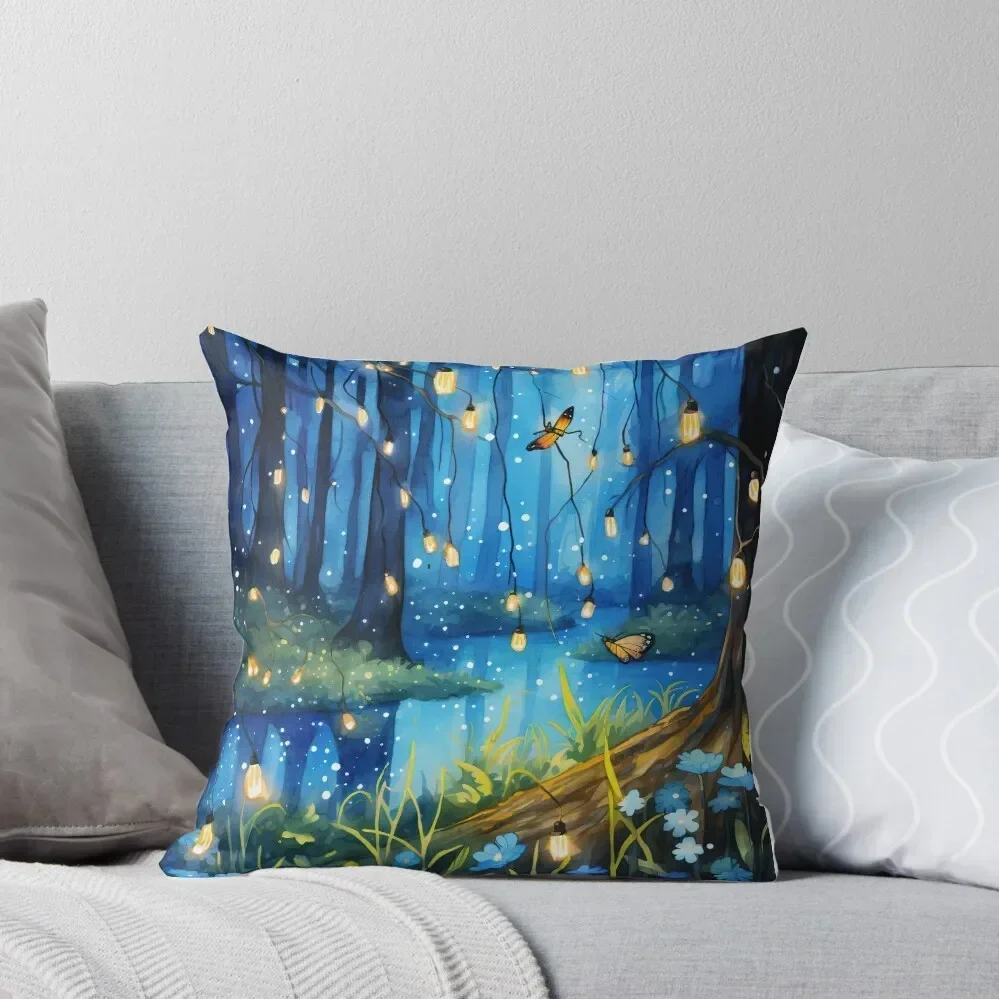 

Nocturnal Blooms: Midnight Ballet Throw Pillow luxury decor Christmas Pillow Covers Christmas Pillow Cases