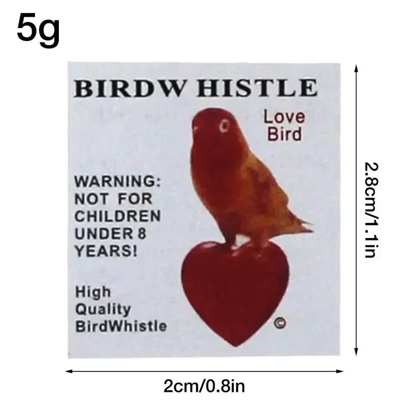 Bird Wacky Whistles Fun Bird Caller Tongue Whistle Magic Tweeting Noisemaker Toys Tricks Gag Animal Sounds for Kids Random Color