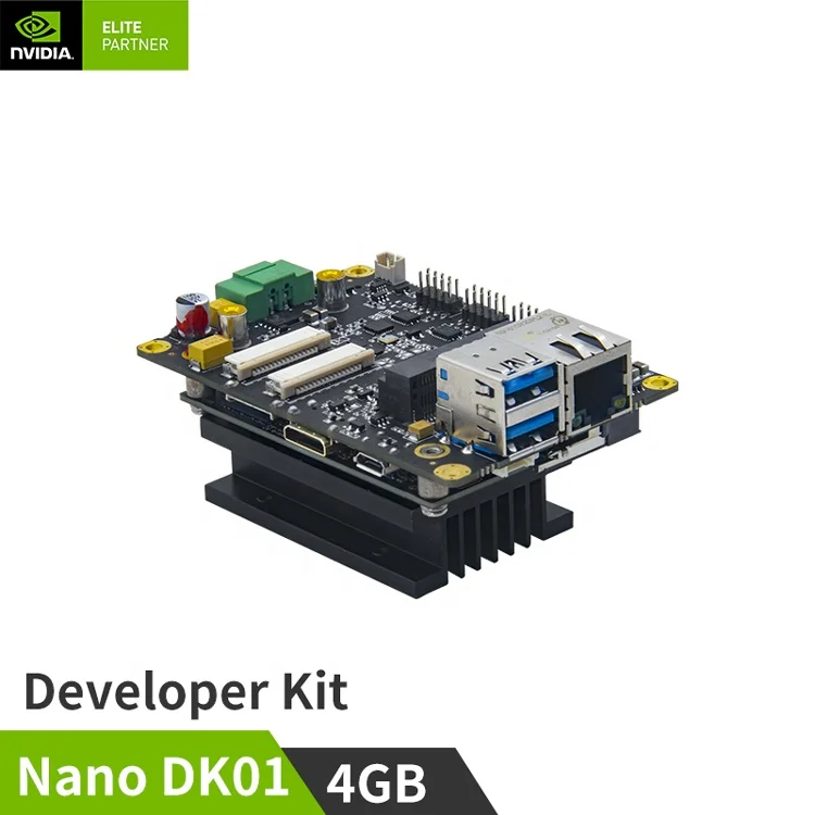 Hot Sale Waveshare Original NVIDIA Jetson Nano Developer Kit RTS-NANO-DK01 4GB Nvidia Jetson Nano camer AI Robot Embedded Case