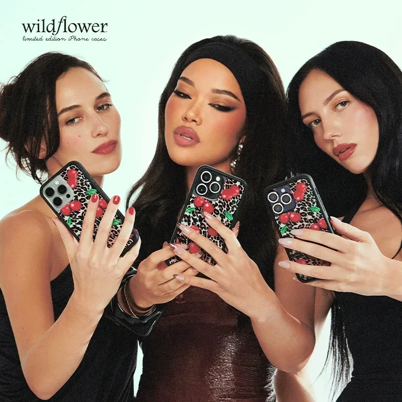 الفاخرة ثلاثية الأبعاد الكرز مثير ليوبارد الزهرة البرية آيفون 12 13 14 15 16 برو ماكس زائد 17 برو ماكس البرية لطيف لينة حواف غطاء