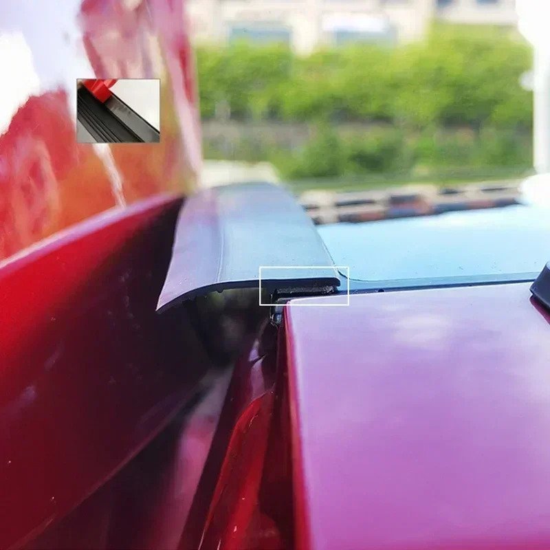 Universal Car Roof Trunk Cover Edge Dustproof Waterproof Seal Strip Car Rubber Sealing Strip Sun-Resistant Durable
