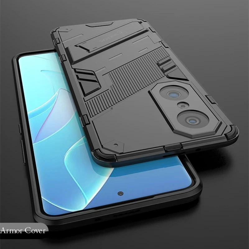 Robuste, stoßfeste Handyhülle für Huawei Nova 9 11 SE 12, Honor 50, 70, 90, 100 Pro, versteckter Halter, Ständer auf der Rückseite