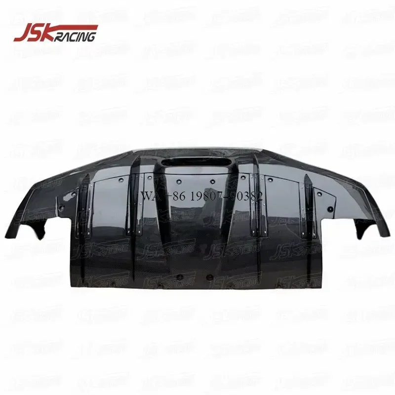 Wmwmnu Carbon Fiber Rear Bumper Body Kit for 458 Italia Modified Upgraded BKSS Style Car Bumpers