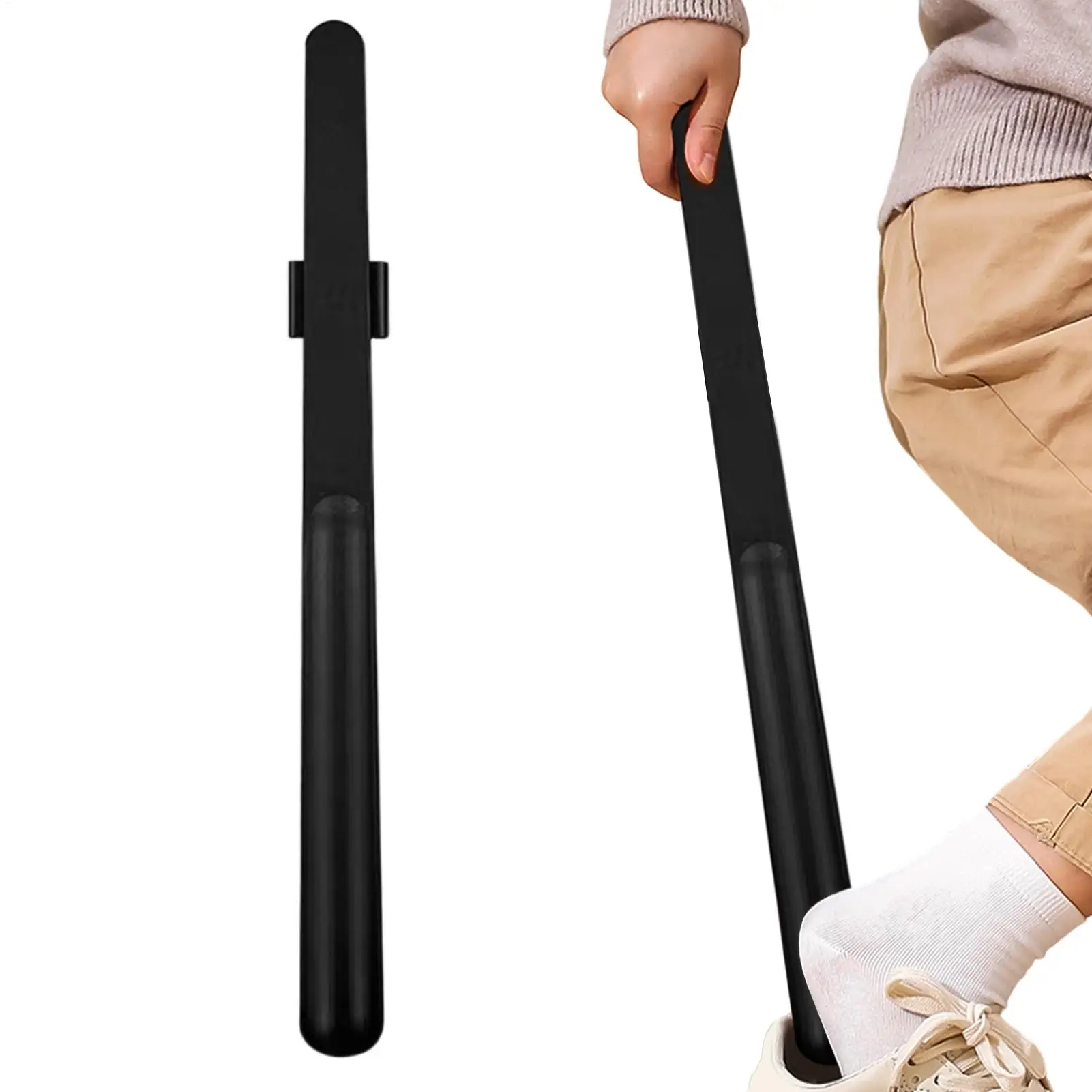 Shoe Horn Long Handle 21 Inch Wooden Magnetic Ergonomic Heels Aid Shoe Horn Seniors Assist For Seniors Men Women Pregnant