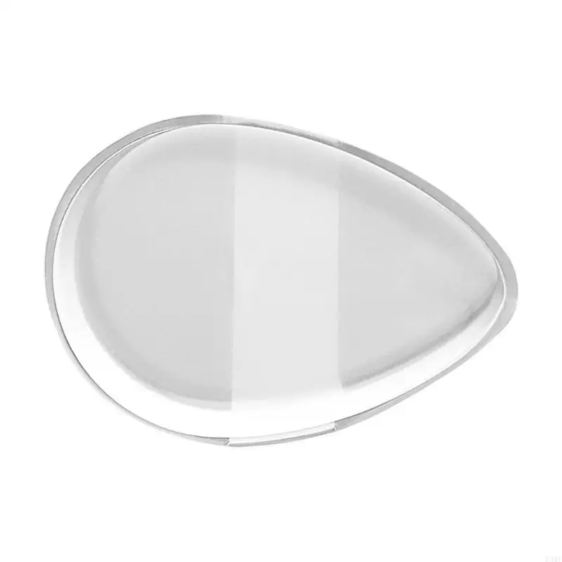 R3MF Silikonowa przezroczysta poduszka makijażu nadużywając wielokrotnego użytku dla różnych typów makijażu