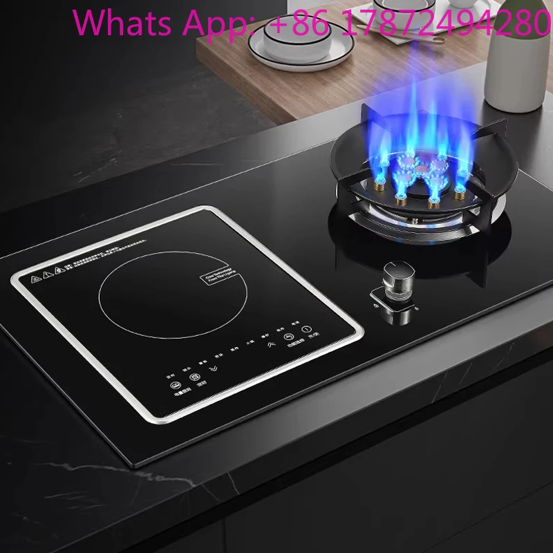 Stove and Induction Cooktop Combo Built-in Cooktop Timer Energy Saving Kitchen High-Power Stove Split-Type Electric Ceramic